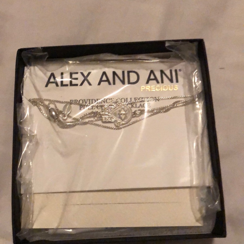NWT- - Alex and Ani hand of Fatima necklace